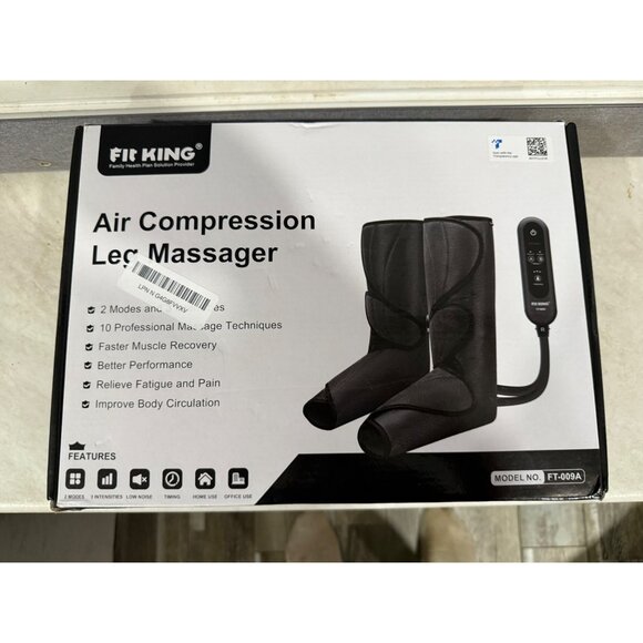 FIT KING Air Compression Leg Massager FT-009A With 2 Modes & 3 Intensities For P - Picture 7 of 7